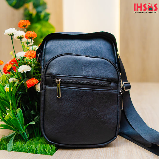 ihsas craft Cross Body Messenger Bag Bike Rider Bag Side Bag for men Crossbody Shoulder Handbag Bag For Men , Men Business Handbag Male Sling Bag